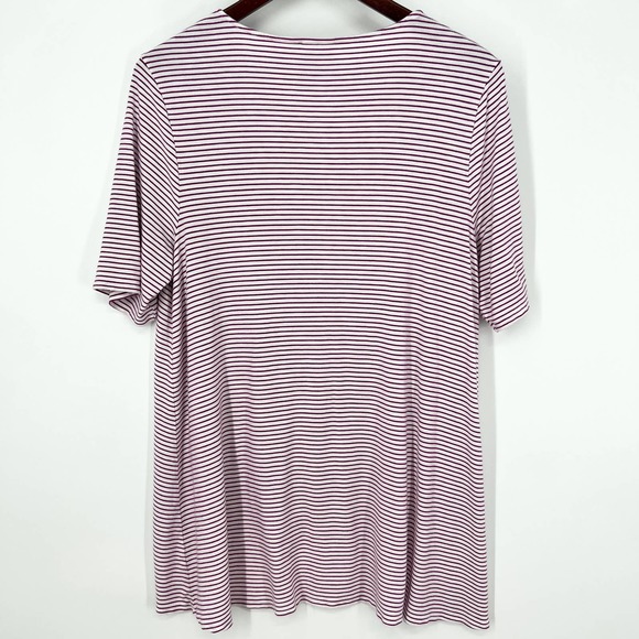 Chico’s Size 2 of Large L Loose Fit Lounge Top Shirt Blouse - Picture 3 of 4